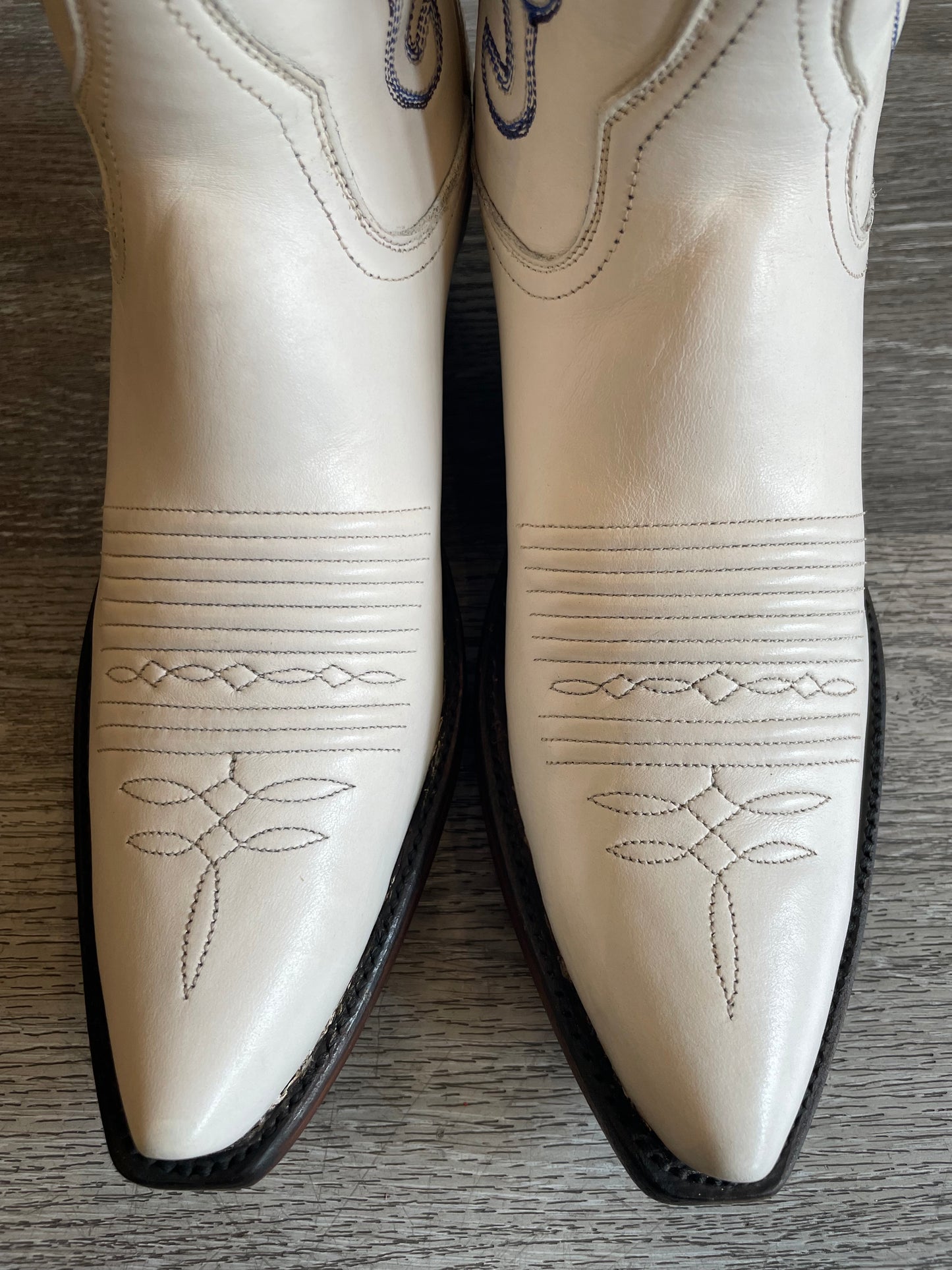 Calfskin Cowgirl in Blanc