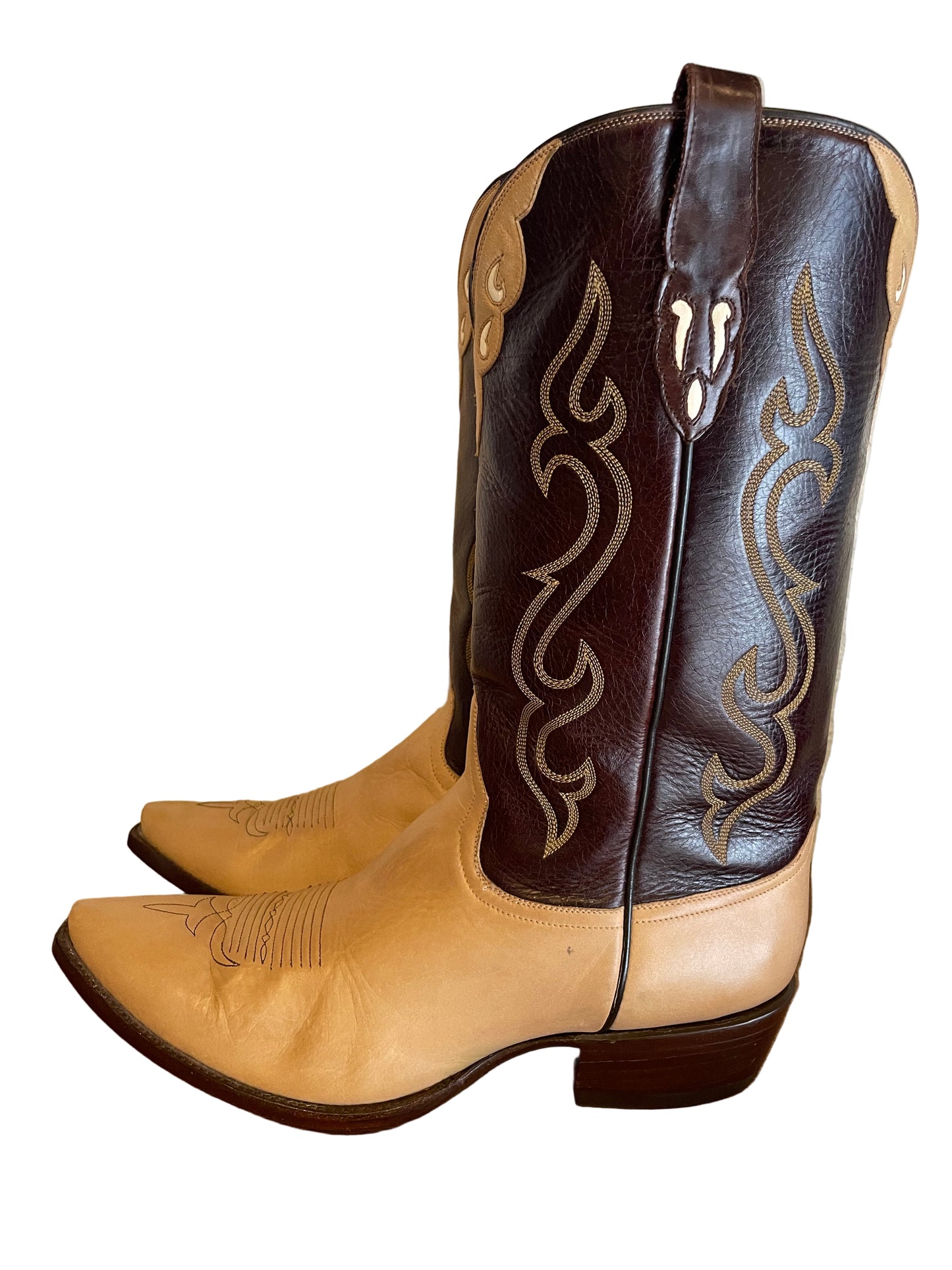 Calfskin Two-Toned Cowboy