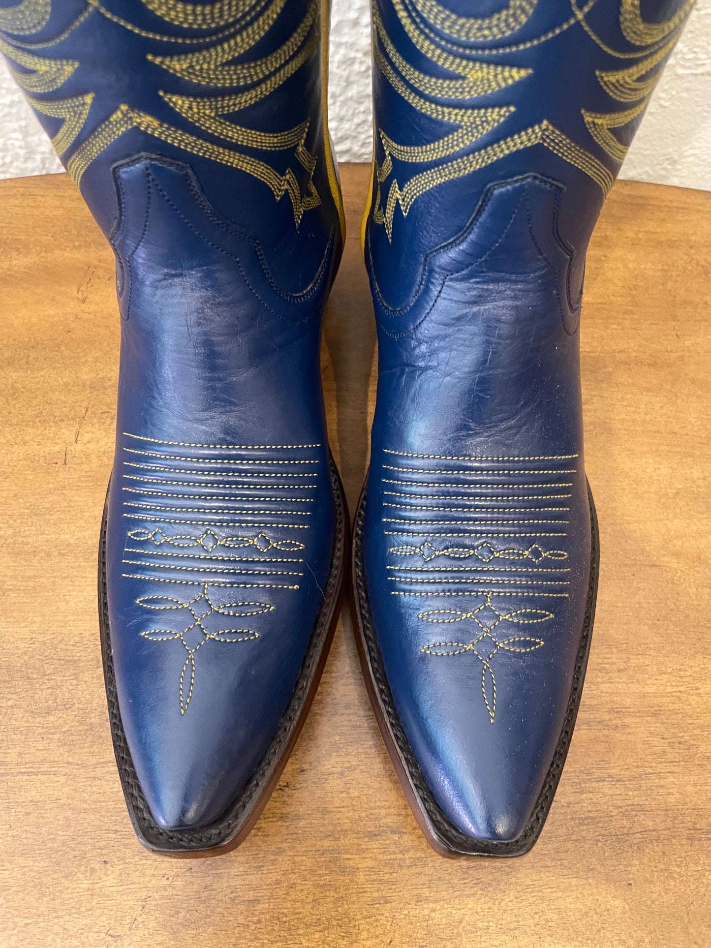 Calfskin Cowgirl in Royal Blue