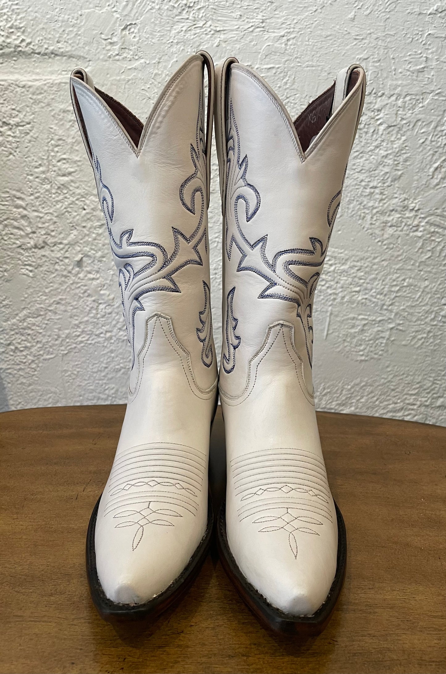 Calfskin Cowgirl in Blanc