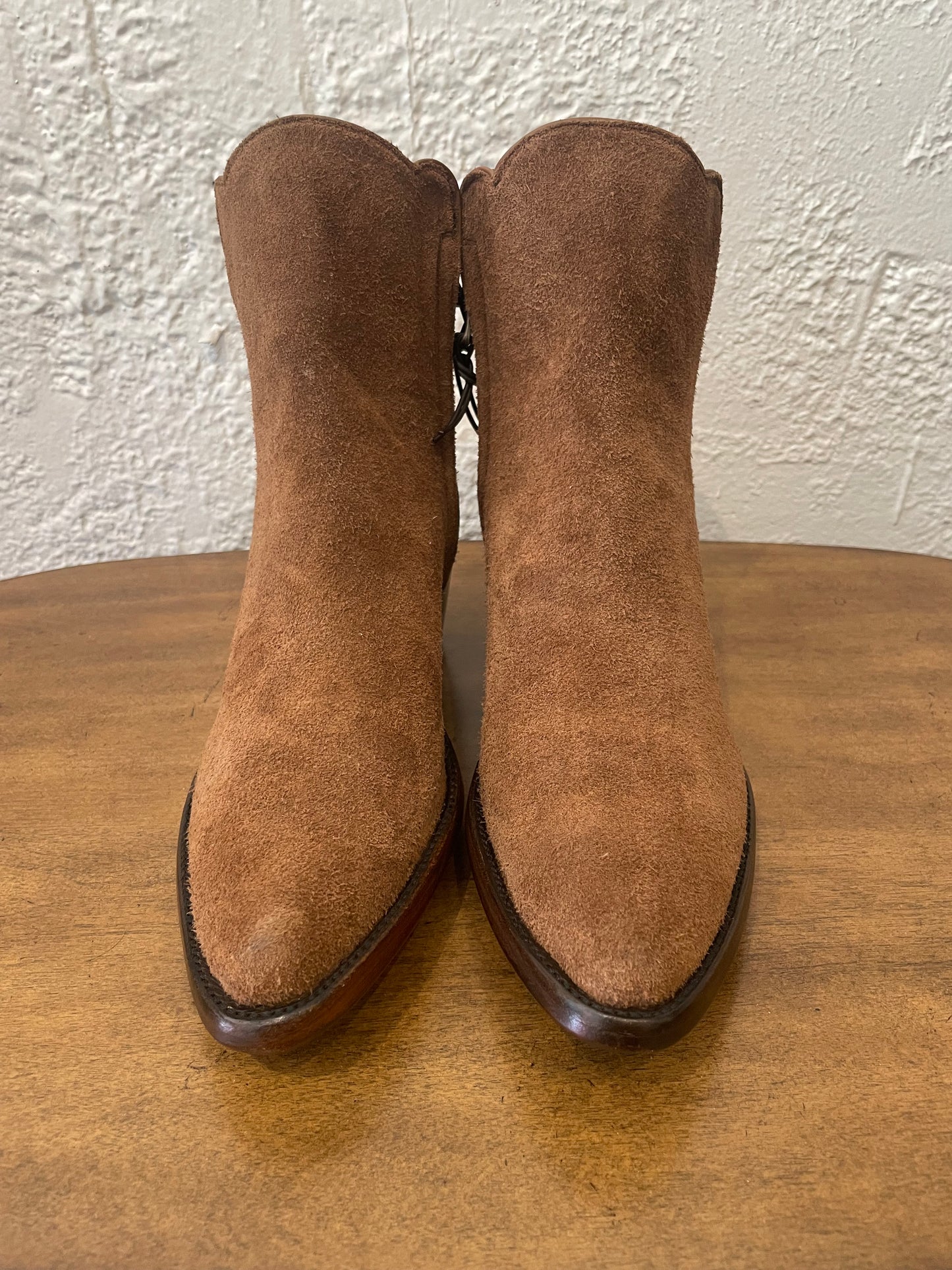 Roughout Zip in Camel for Women