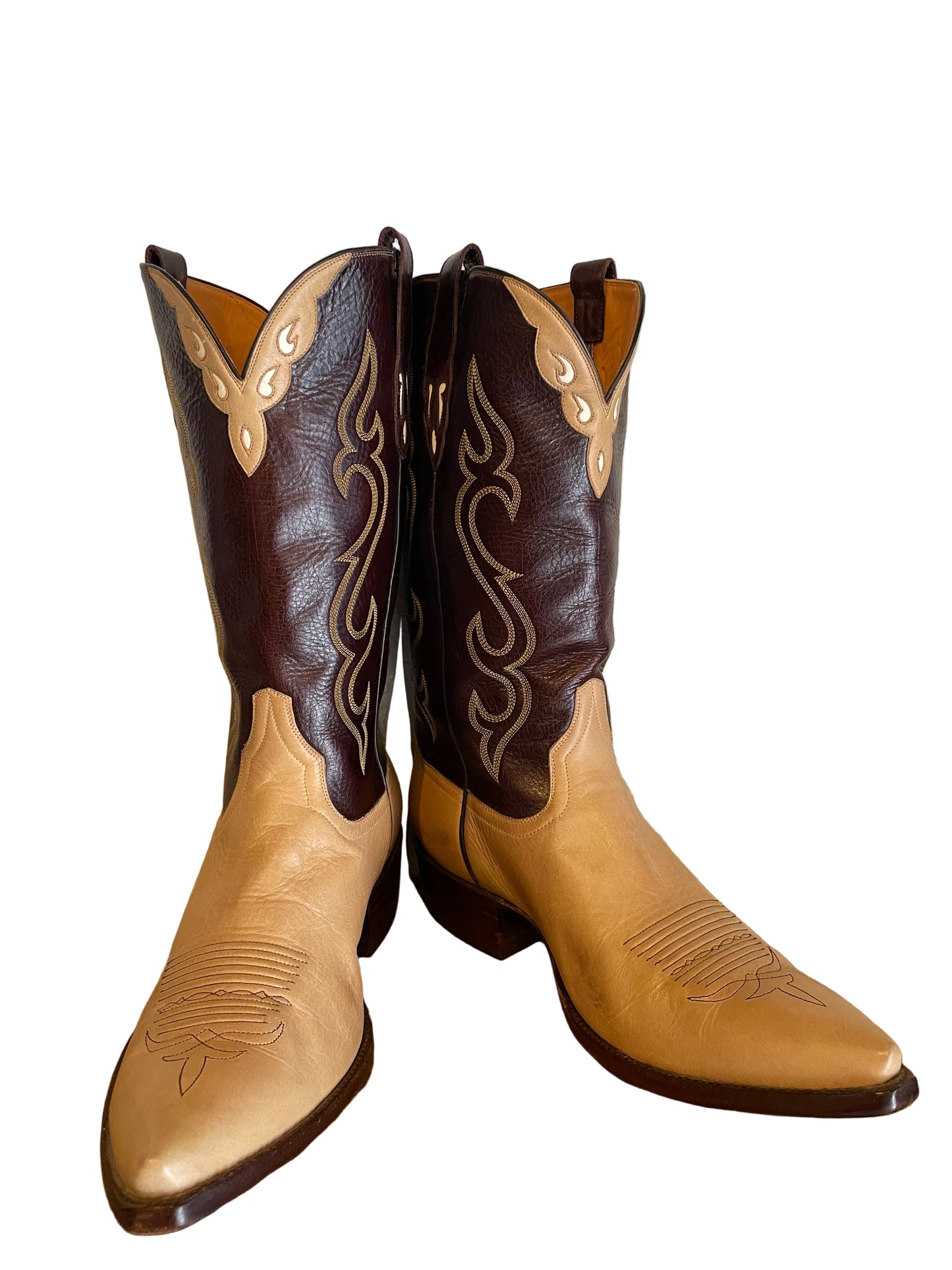 Calfskin Two-Toned Cowboy
