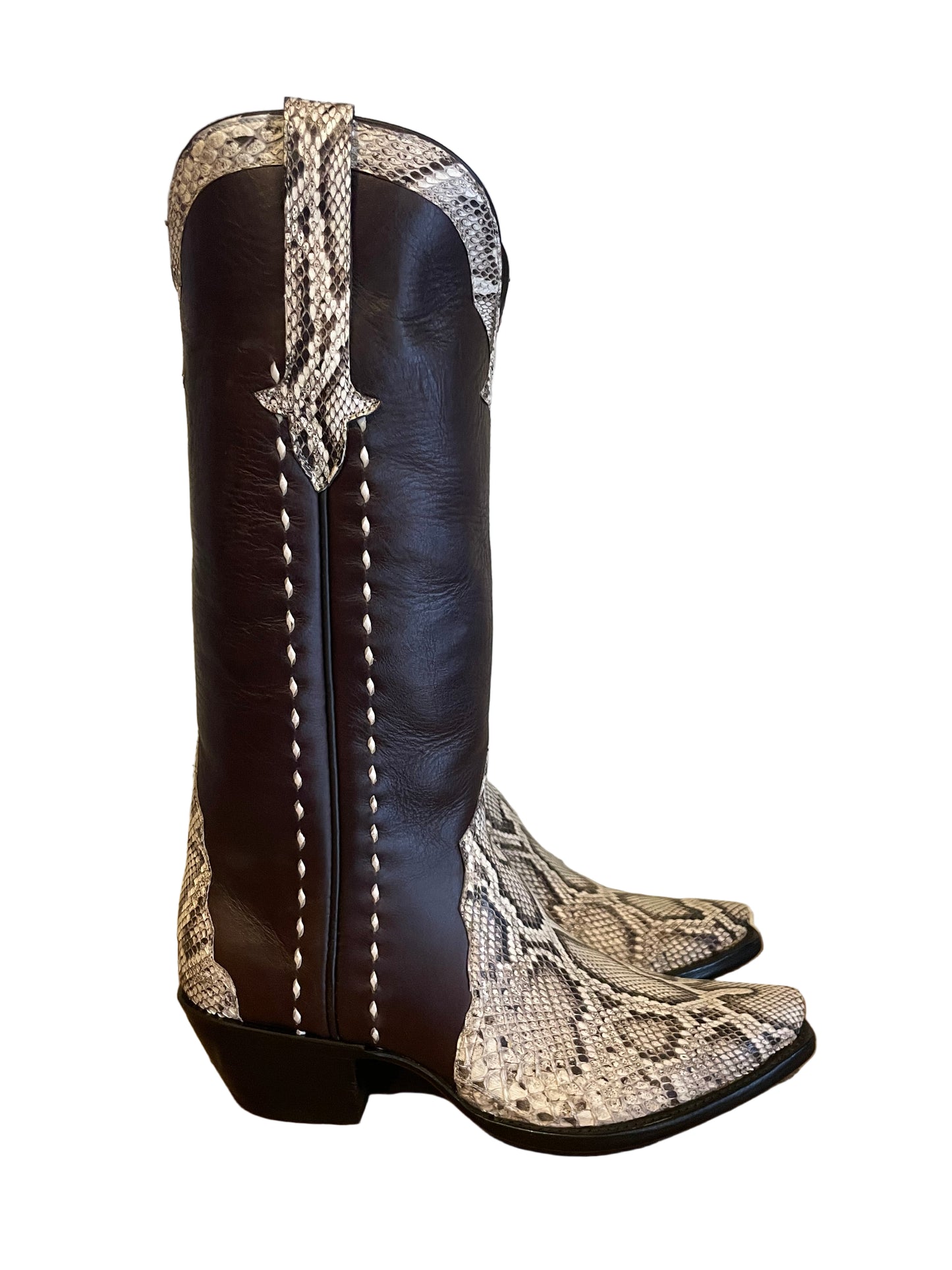 Everglades Python with Calfskin Cowgirl Gallegos