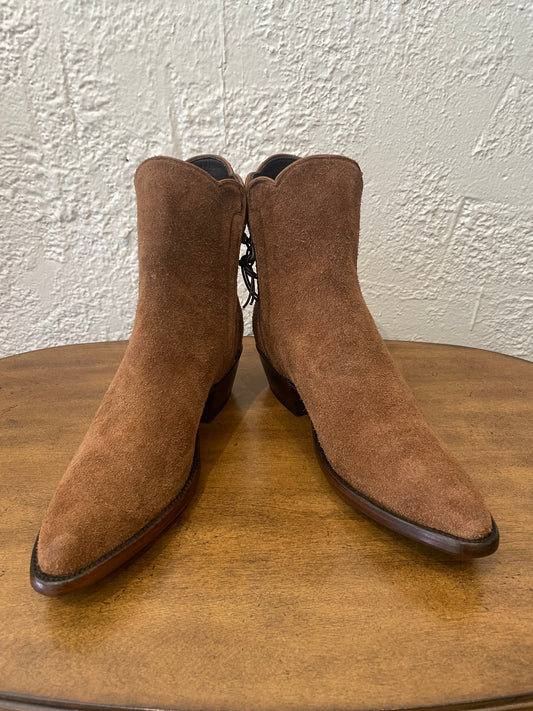 Roughout Zip in Camel for Women