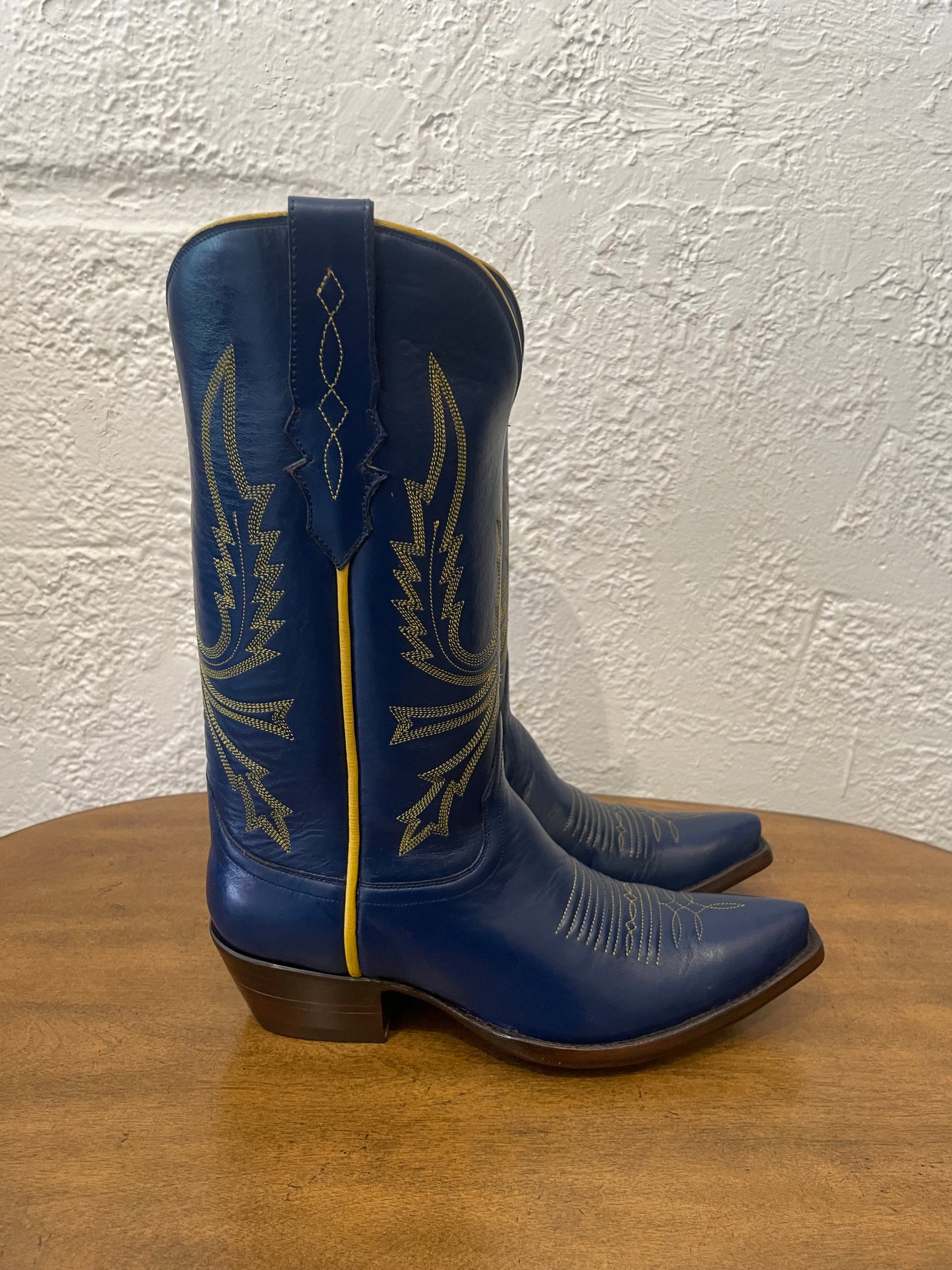 Calfskin Cowgirl in Royal Blue