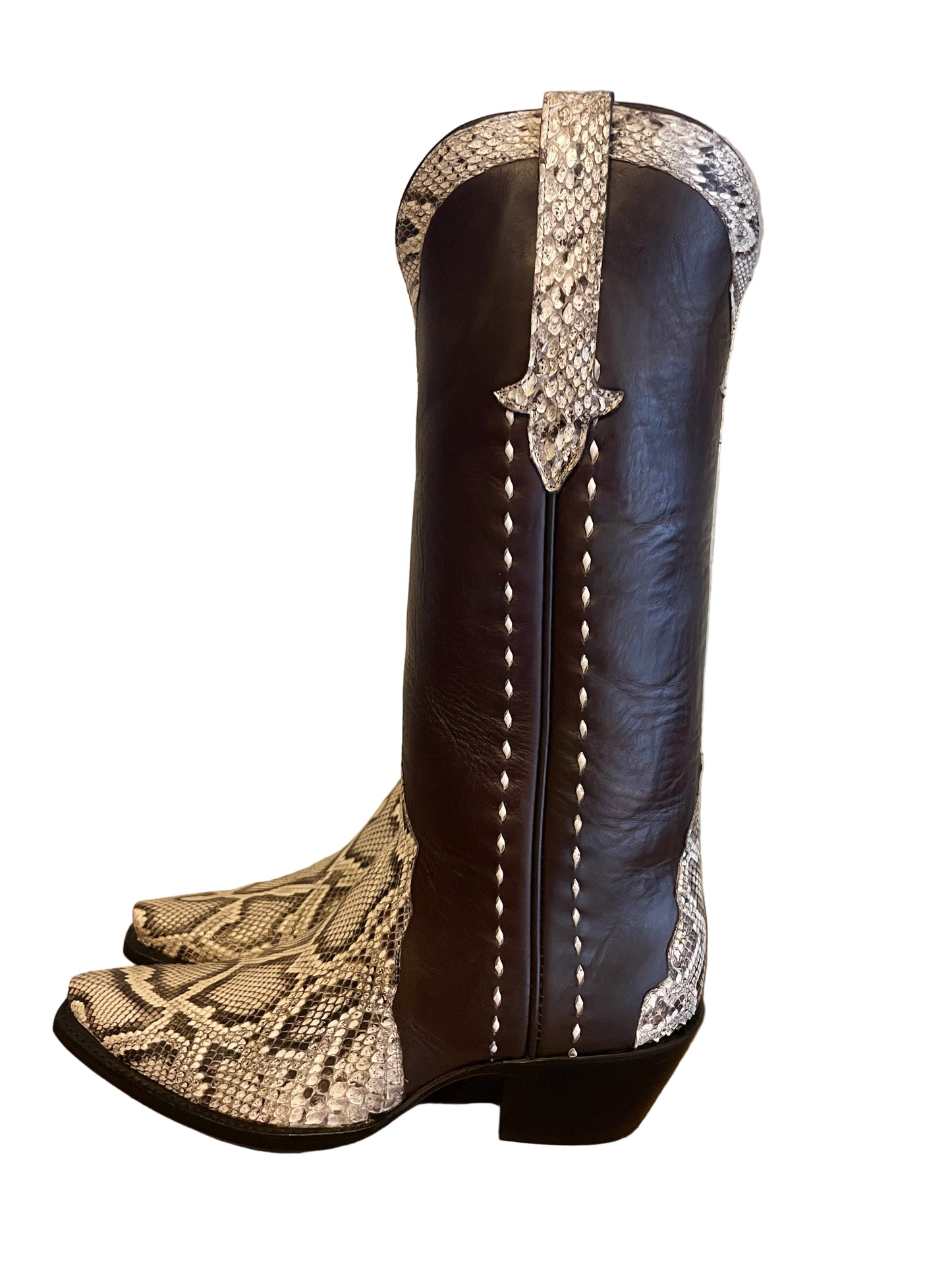 Everglades Python with Calfskin Cowgirl Gallegos