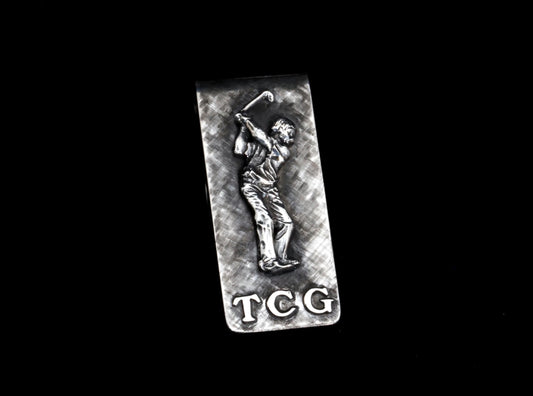 Golfer Money Clip